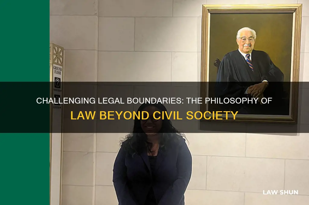 who believed no law outside civil society
