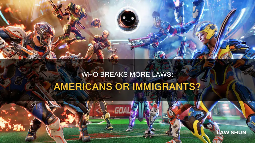 who breaks more laws in america