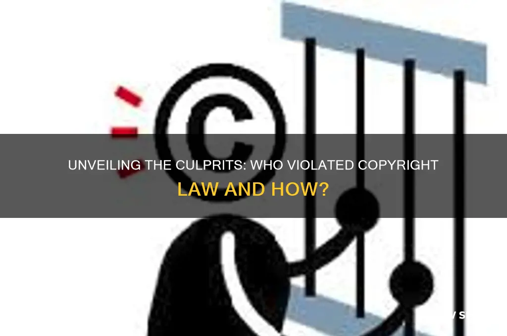 who broke the copyright law