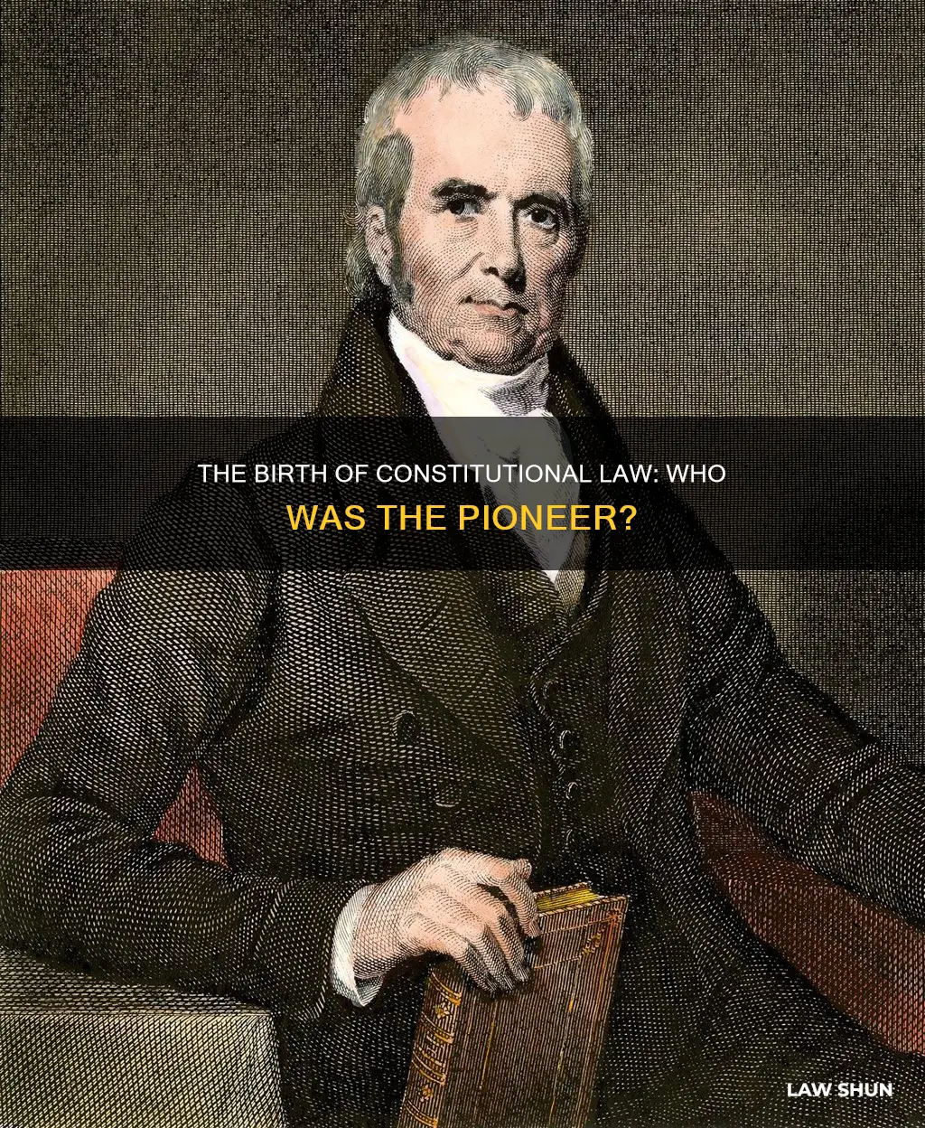 who came up with constitutional law