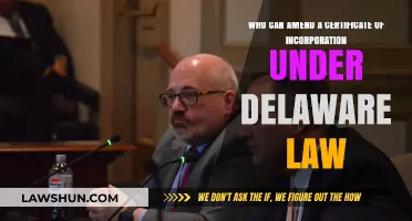 Amending Delaware Certificates of Incorporation: Who Can Do It?