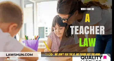 Teaching Law: Who Can Be a Teacher?