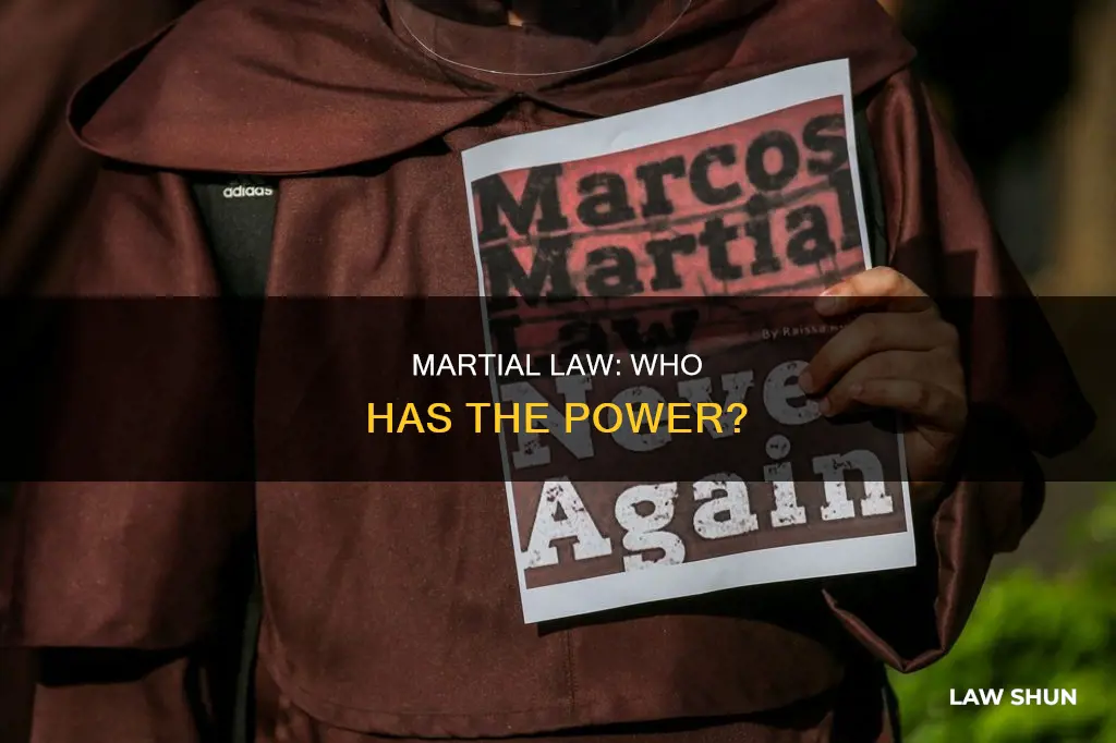 who can call for martial law