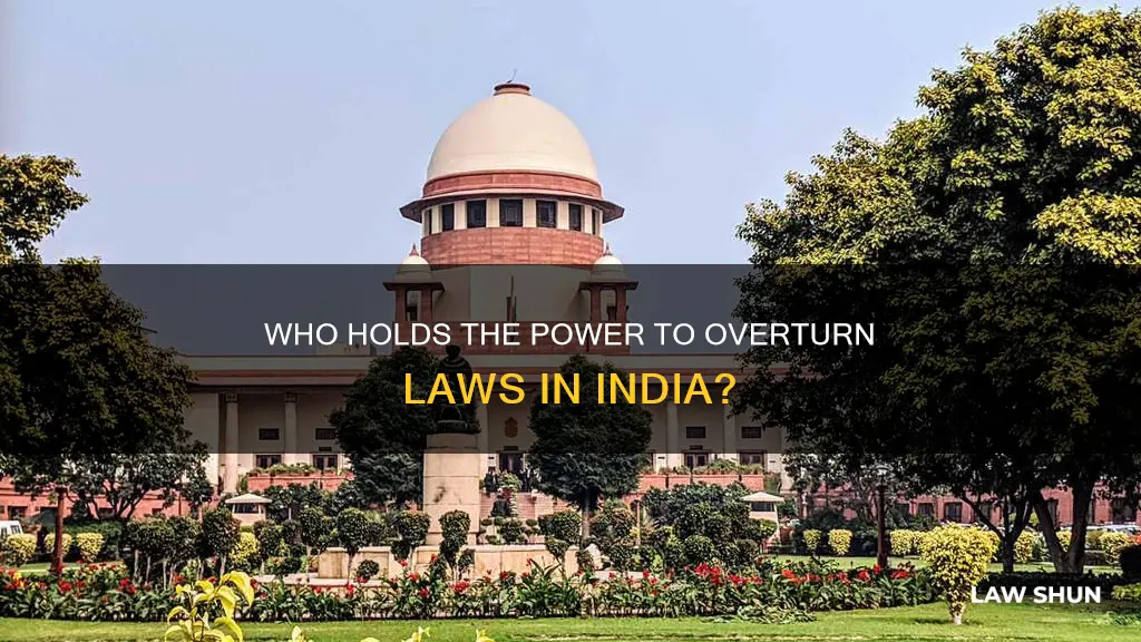 who can declare a law unconstitutional in india