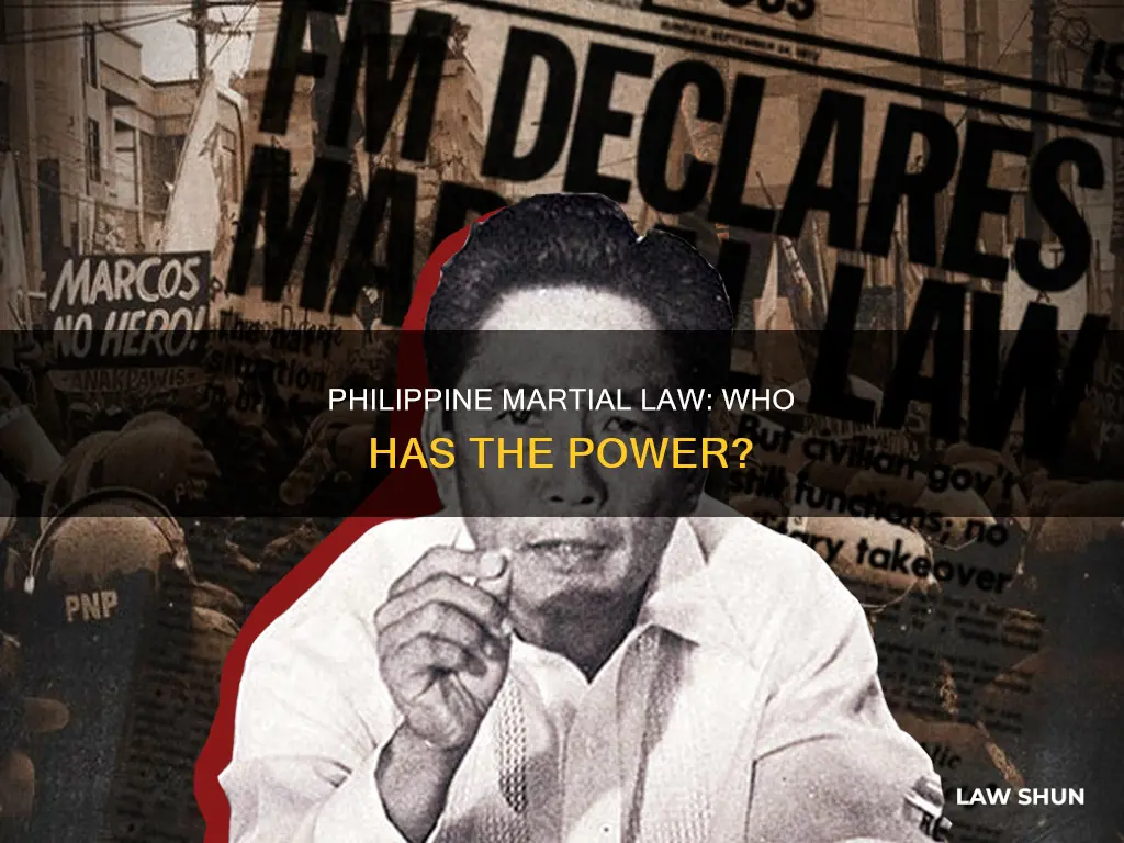 who can declare martial law in philippines