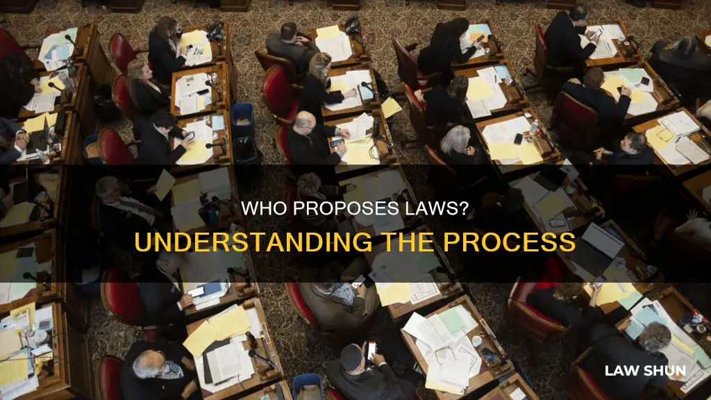 who can formally propose a law