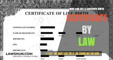 Birth Certificate Law: Who Qualifies?