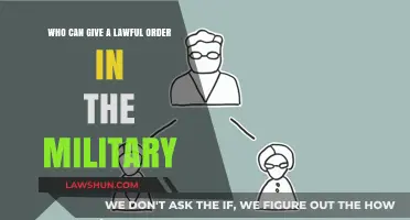 Who Can Give Lawful Military Orders?