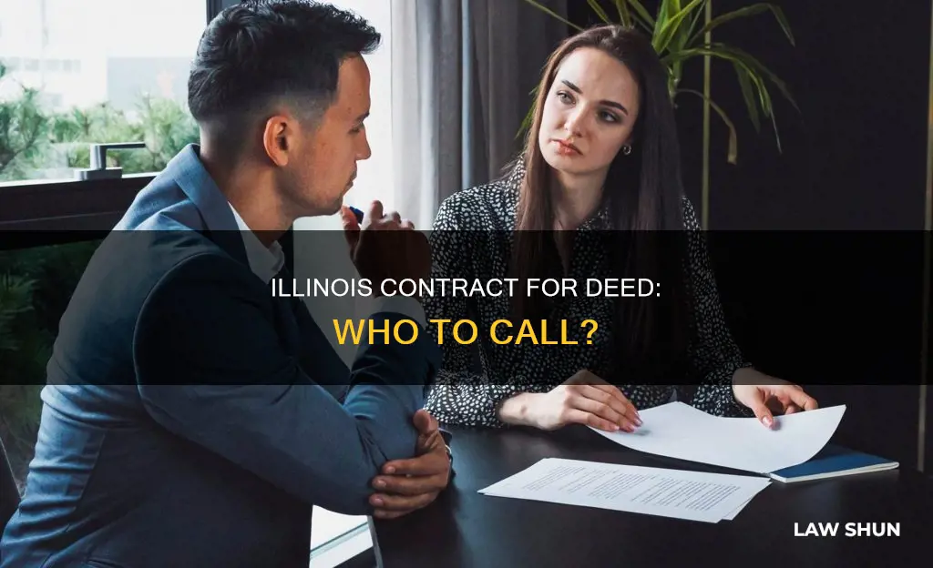 who can i call about illinois law contract for deed