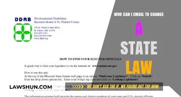 How to Email to Change a State Law