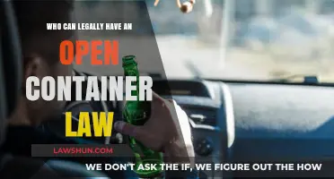 Open Container Laws: Who Can Drink Where?