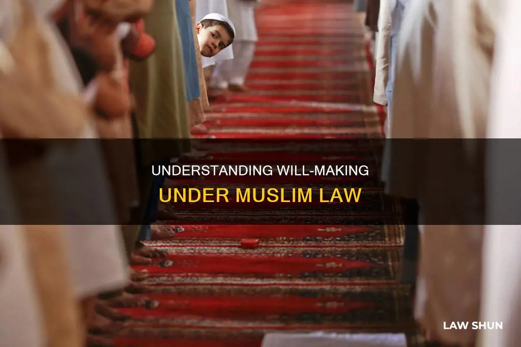 who can make a will under muslim law