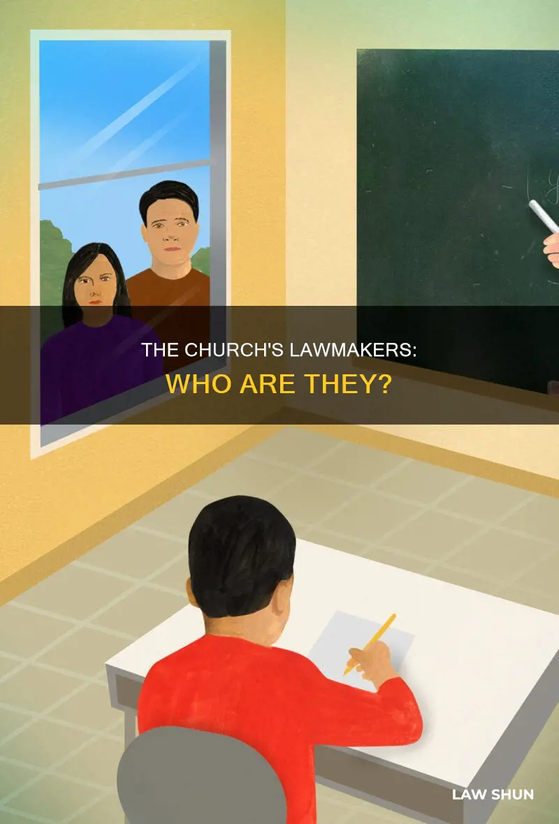 who can make the laws and precepts of the church
