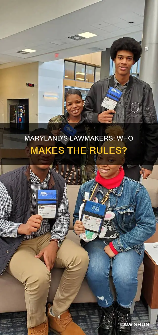 who can make the laws in maryland