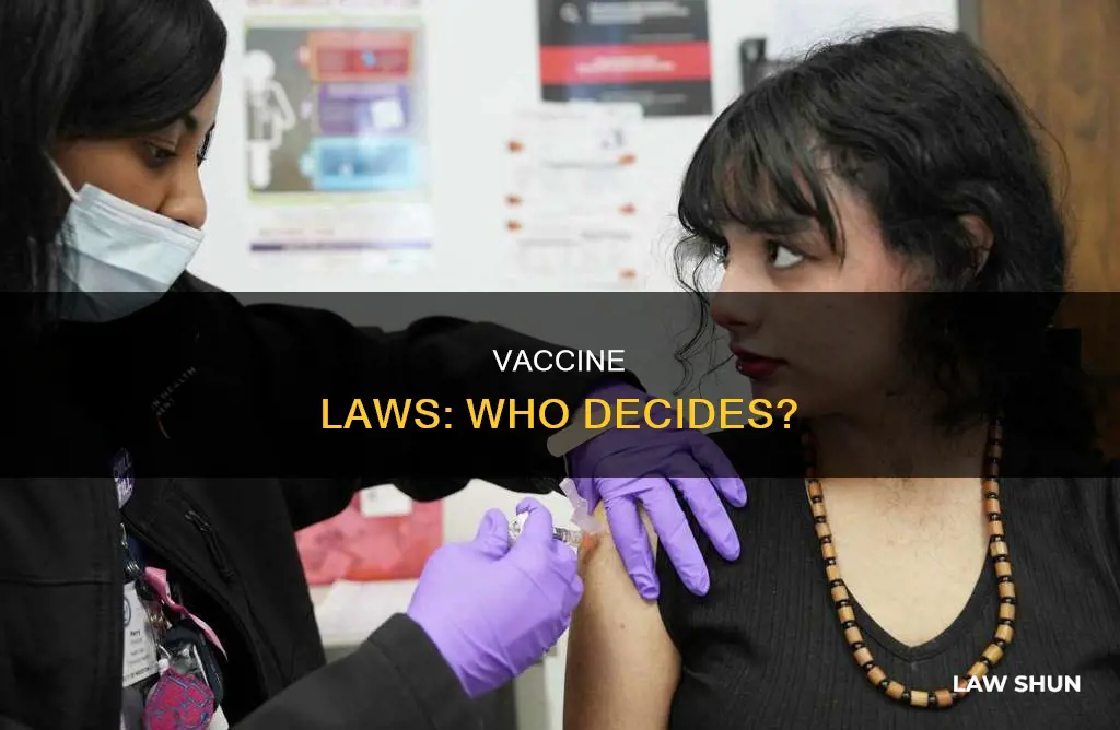 who can makes a laws about vaccination