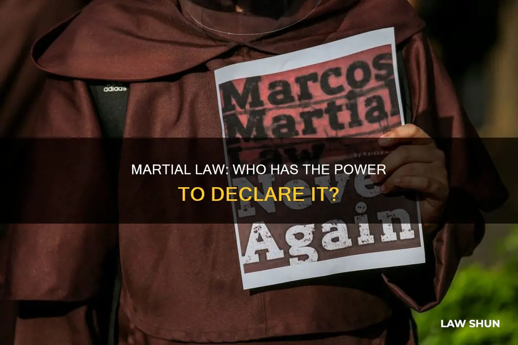 who can order martial law