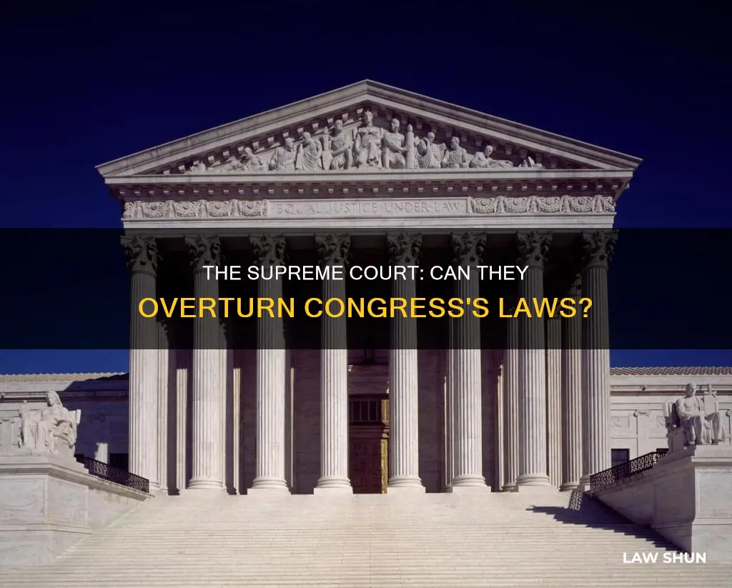 who can overturn a law congress passes