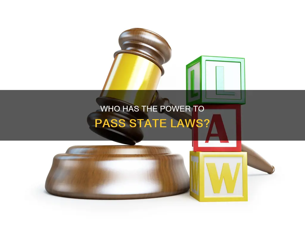 who can pass a state law