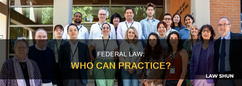 who can practice federal law