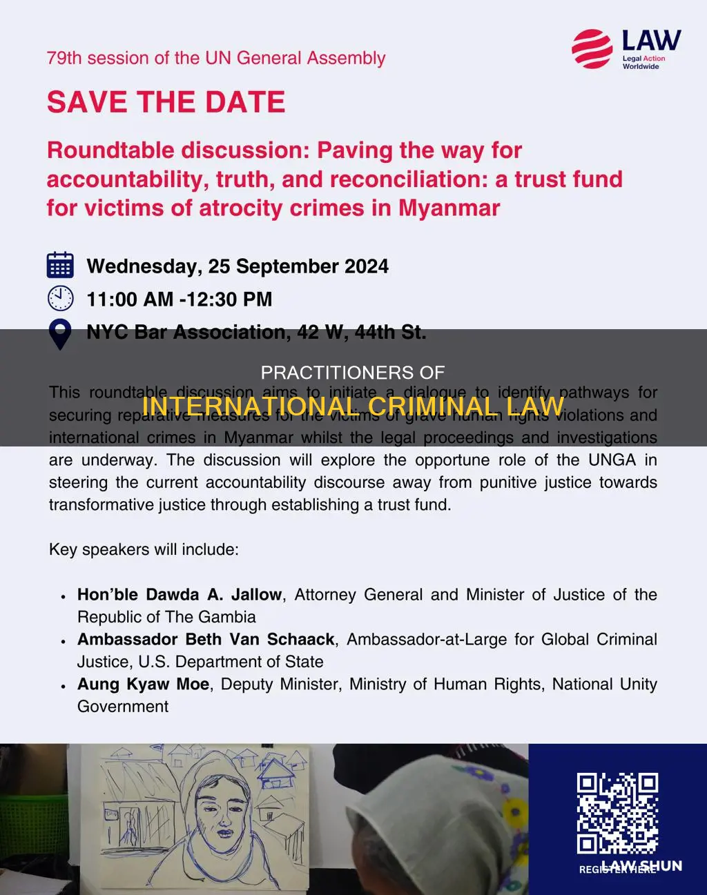 who can practice international criminal law