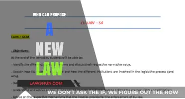 How to Propose a New Law