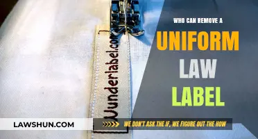 How to Remove Uniform Law Labels Legally