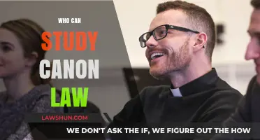 Canon Law: Who Can Study It?