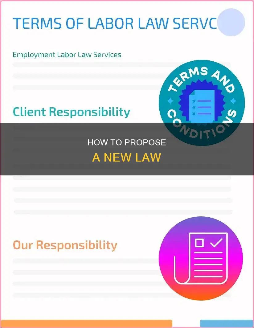 who can submit a proposal for a new law