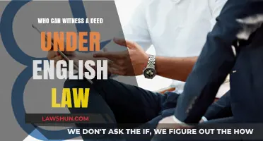 Witnessing Deeds: Who Qualifies Under English Law?