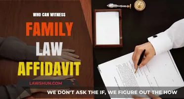 Witnessing Family Law Affidavits: Who Can Help?