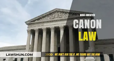 Canon Law: Who Established the Church's Rules?