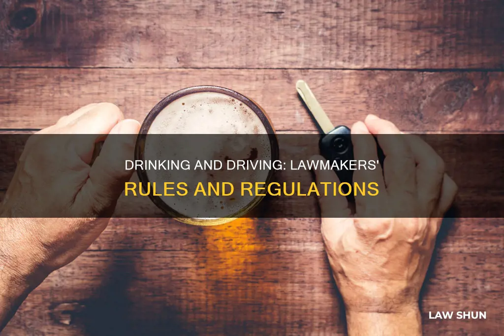 who created laws and rules about drinking and driving