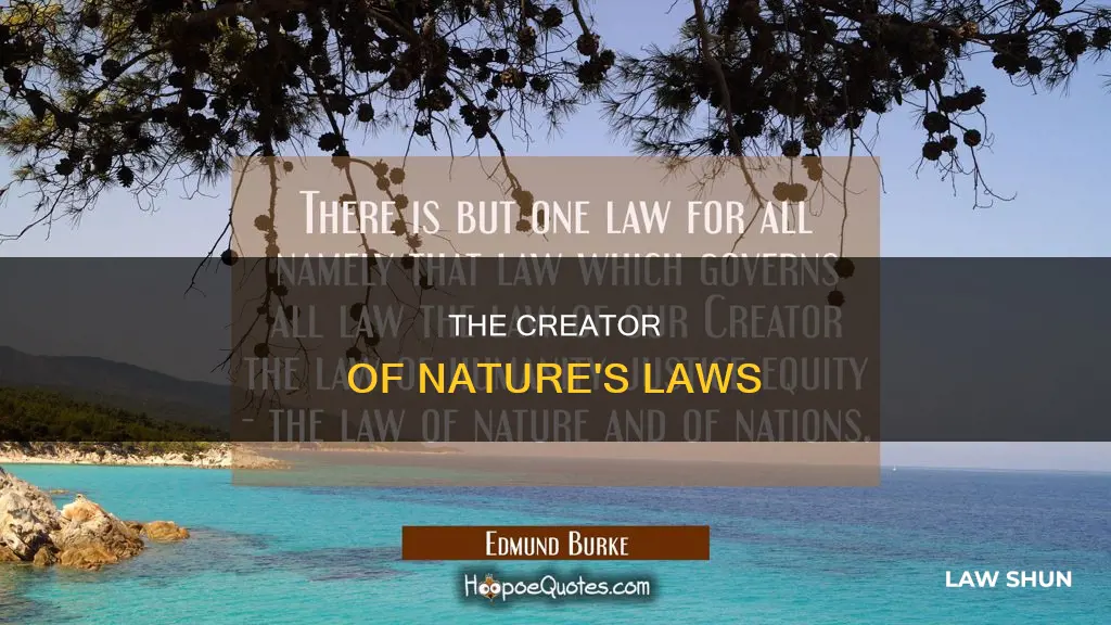 who created laws of nature