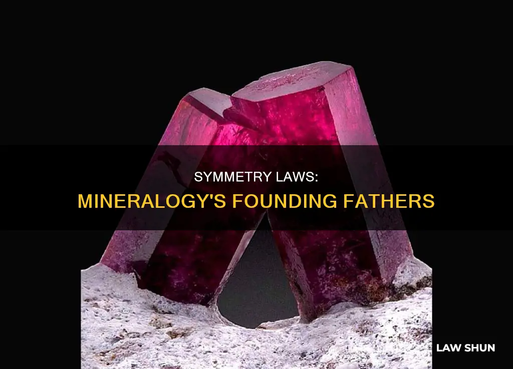 who created symmetry laws of minerals