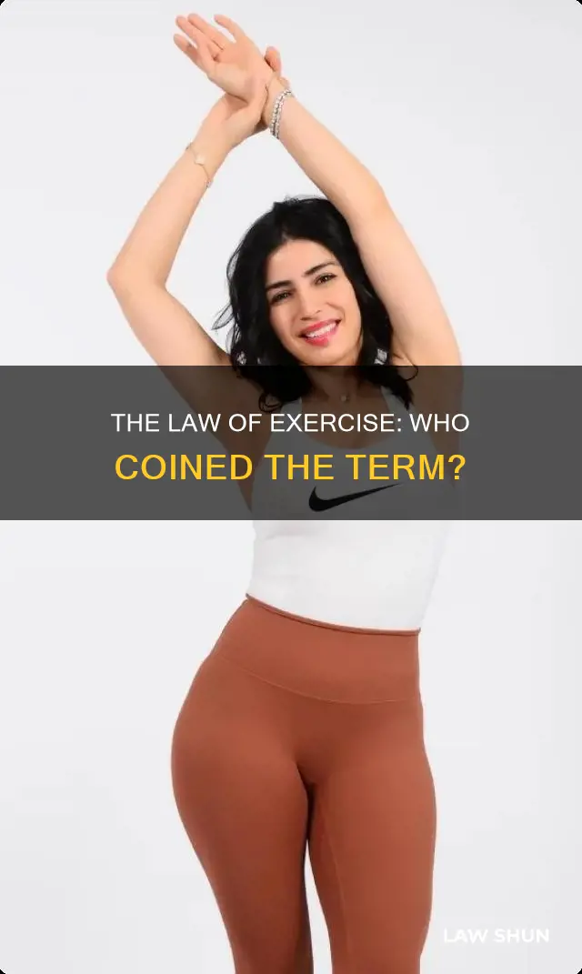 who created the law of exercise