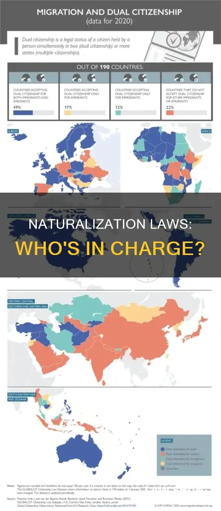 who creates natrulization laws
