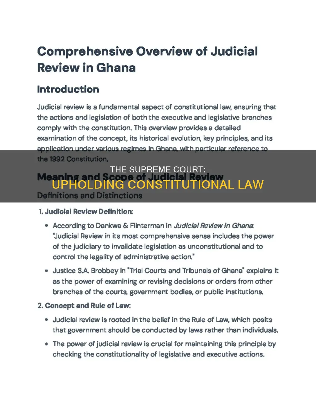 who declares laws constitutional