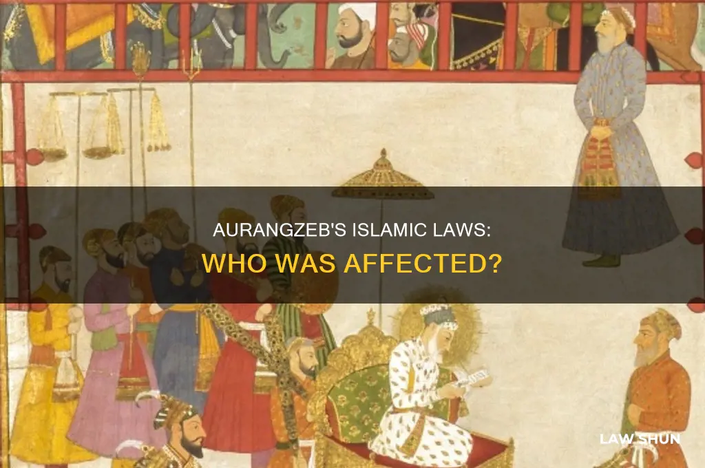 who did aurangzeb impose islamic laws and taxes on