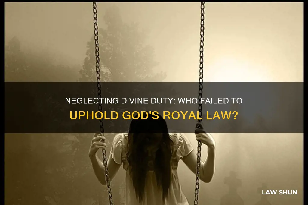 who did not fill the royal law in god