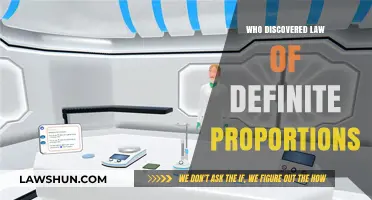 Unveiling the Genius: Who Discovered the Law of Definite Proportions?