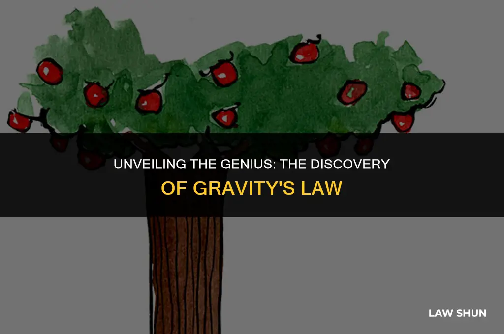 who discovered the law of gravitation
