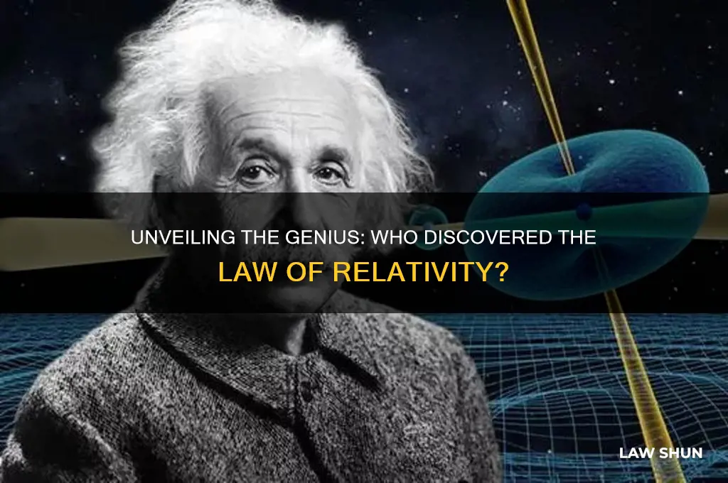 who discovered the law of relativity