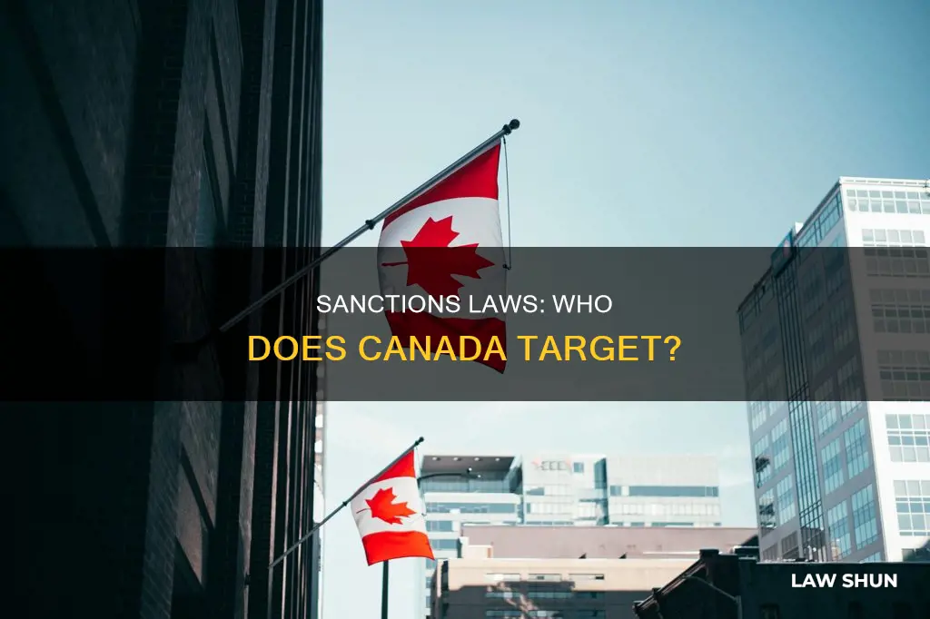 who do canadian sanctions laws apply to