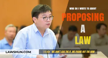 How to Propose a Law: Who to Contact and Write To