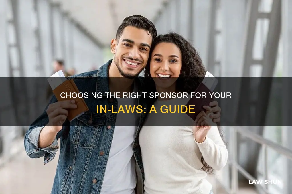 who do you put as sponsor us for in laws