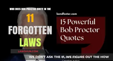 Bob Proctor's Inspirational Quotes and Their Sources in 11 Forgotten Laws
