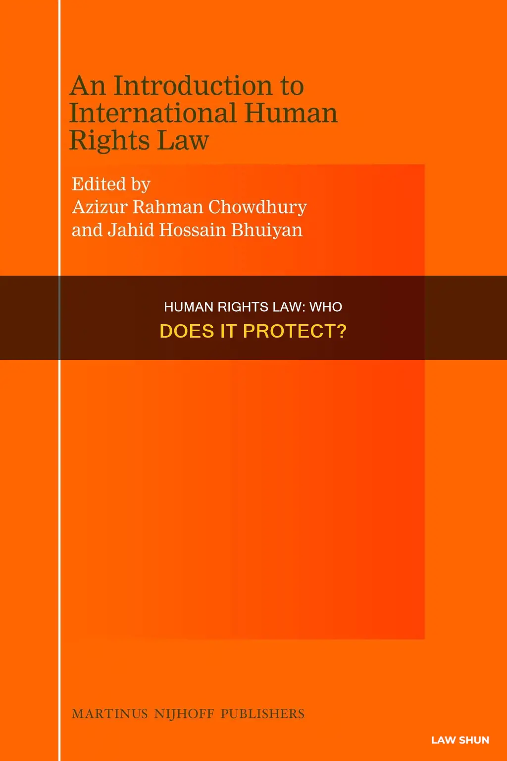 who does human rights law apply to