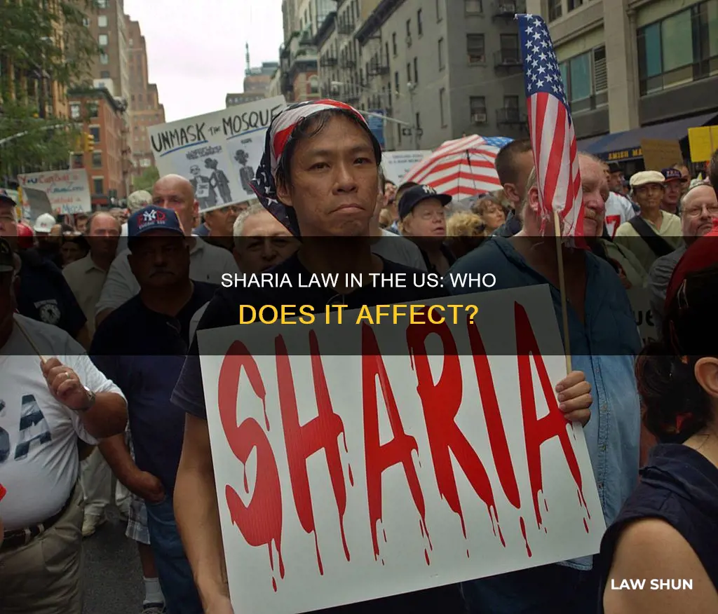 who does sharia law apply to in the us