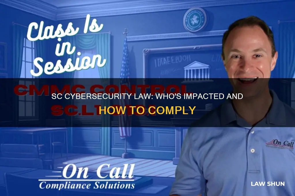 who does the sc cybersecurity law affect