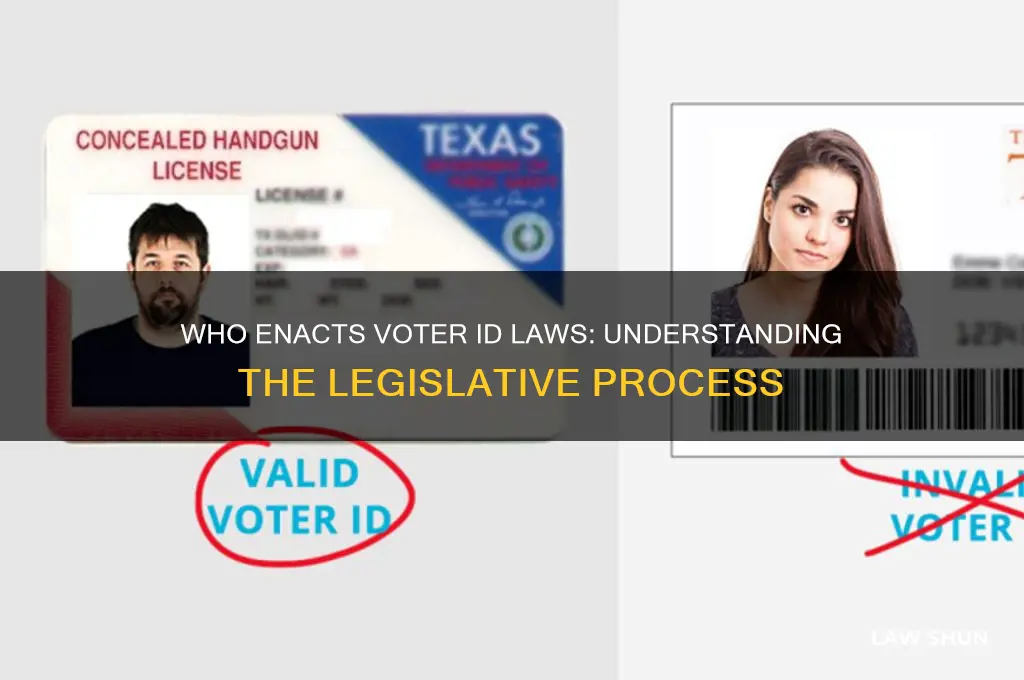 who enacts voter id laws
